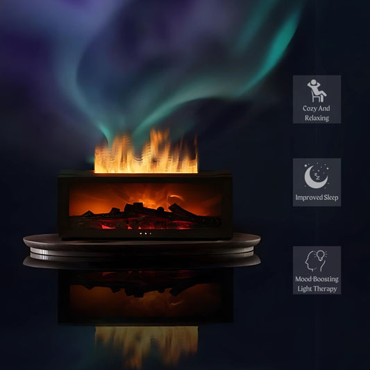 LunarMist™ Essential oil diffuser "Fireplace"